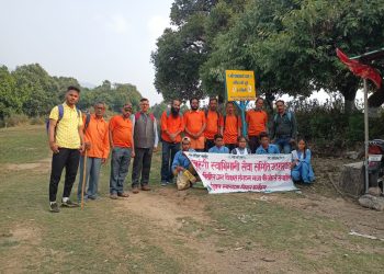 सामाजिक संगठनों ने चलाया स्वच्छता अभियान। पर्यावरण संरक्षण का दिया संदेश।