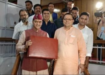 ब्रेकिंग: पुष्कर सिंह धामी ने पेश किया बजट