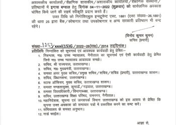 बड़ी खबर: 4 नवम्बर को रहेगा इगास पर सार्वजनिक अवकाश।आदेश हुआ जारी