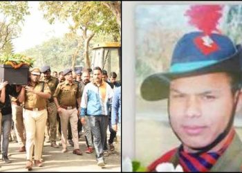 दुखद: ट्रक की चपेट में आए पुलिस कांस्टेबल लक्ष्मण बिष्ट की मौत।परिजनों में शोक की लहर