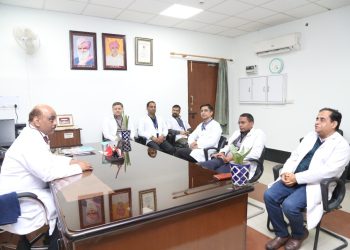 ब्रिगेडियर (से.नि.) डॉ प्रेरक मित्तल ने श्री महंत इन्दिरेश अस्पताल।के मुख्य चिकित्सा अधीक्षक का सम्भाला कार्यभार