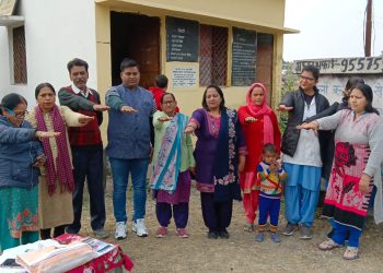 आज डोईवाला में वार्ड नंबर 11 एवं 12 में सभासद श्रीमती रेनू देवी के प्रतिनिधि अमित कुमार के नेतृत्व में मतदाता दिवस मनाया गया