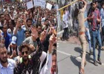 देहरादून: प्रदर्शन कर रहे युवा बेरोजगारों पर पुलिस ने किया लाठी चार्ज