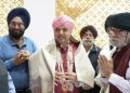 श्री दरबार साहिब पहुंचकर श्री महाराज जी को सरोपा पहनाकर किया सम्मानित