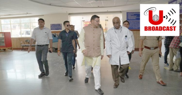 कोओर्डिनेटर नंदन सिंह बिष्ट का हाल जानने श्री महंत इन्दिरेश अस्पताल पहुंचे मुख्यमंत्री