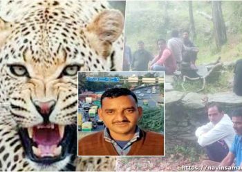 दुखद: दिल्ली से लौटकर युवक आया था अपने गांव। गुलदार ने बनाया निवाला