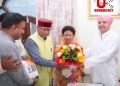 सरकार की ओर से टिहरी सांसद ने श्रीमहंत देवेन्द्र दास जी महाराज का किया सम्मान