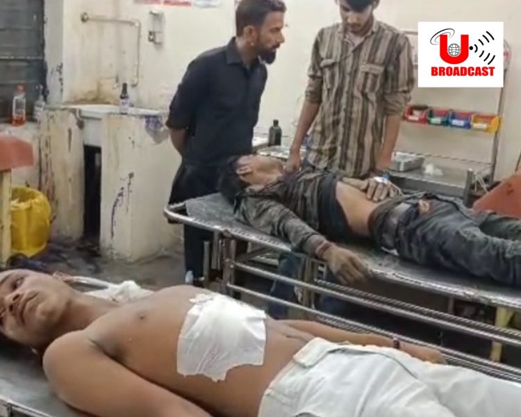 बड़ी खबर: भगवानपुर में अचानक गोली चलने पर मचा हड़कंप।दो युवक घायल