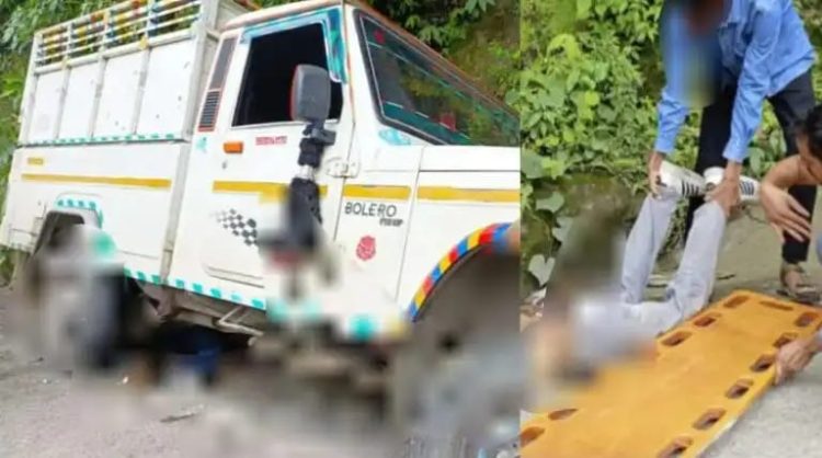 दु:खद हादसा: स्कूटी और पिकअप वाहन के टकराने से दो लोगों की मौत