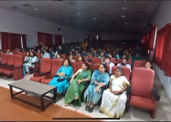 श्री गुरु राम राय विश्वविद्यालय  में चंद्रयान-3 की सफल लैंडिंग का जश्न