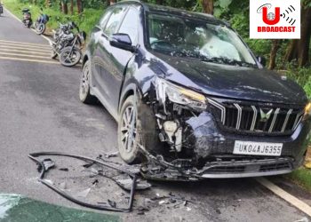 हादसा: कालाढूंगी विधायक एंव पूर्व कैबिनेट मंत्री बंशीधर भगत के बेटे की कार दुर्घटनाग्रस्त