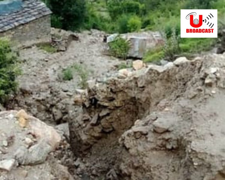 बेबसी: जोशीमठ में फिर संकट में।नौ परिवारों ने छोड़ा घर