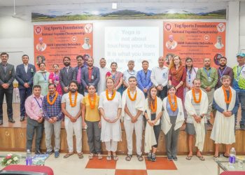 एसजीआरआर विश्वविद्यालय में जुटे देश विदेश के योग साधक