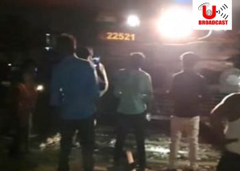 बड़ी खबर: ट्रेन की चपेट में आकर हाथी की मौत