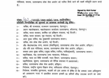 बड़ी खबर:डॉ रवि दत्त गोदियाल को बनाया गया लोक सेवा आयोग का कार्यवाहक अध्यक्ष