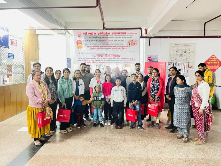 श्री महंत इन्दिरेश अस्पताल में काॅकलियर इम्प्लांट सर्जरी के लिए बच्चों व बड़ों ने लिया परामर्श
