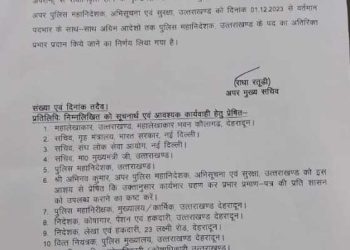 बिग ब्रेकिंग: अभिनव कुमार बनाए गए उत्तराखंड के प्रभारी DGP