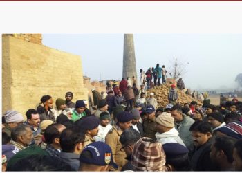 दर्दनाक हादसा : यहां पर ईंट भट्टे की दीवार गिरने से पांच मजदूरों की मौत
