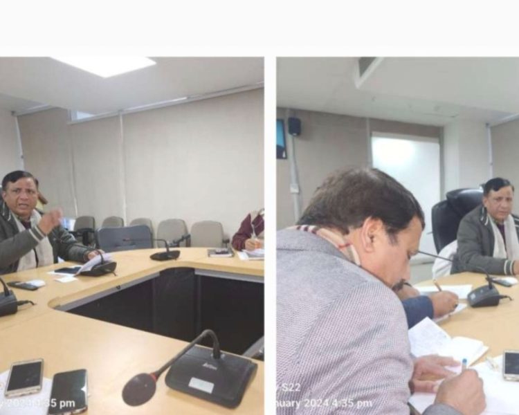 बड़ी खबर : एमडीडीए की योजनाओं पर वीसी बीडी तिवारी की समीक्षा बैठक, दिए निर्देश