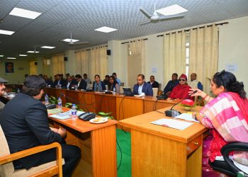 पंचम विधानसभा के बजट सत्र को लेकर विधान सभा अध्यक्ष ने उच्च अधिकारियों के साथ की बैठक,दिए ये निर्देश