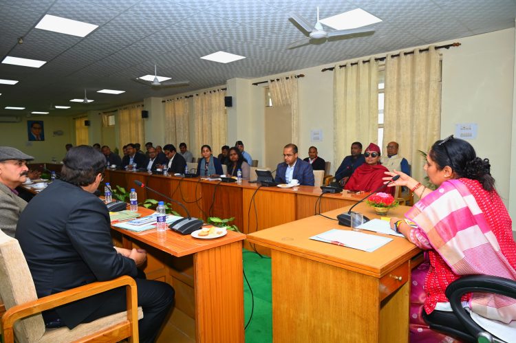 पंचम विधानसभा के बजट सत्र को लेकर विधान सभा अध्यक्ष ने उच्च अधिकारियों के साथ की बैठक,दिए ये निर्देश