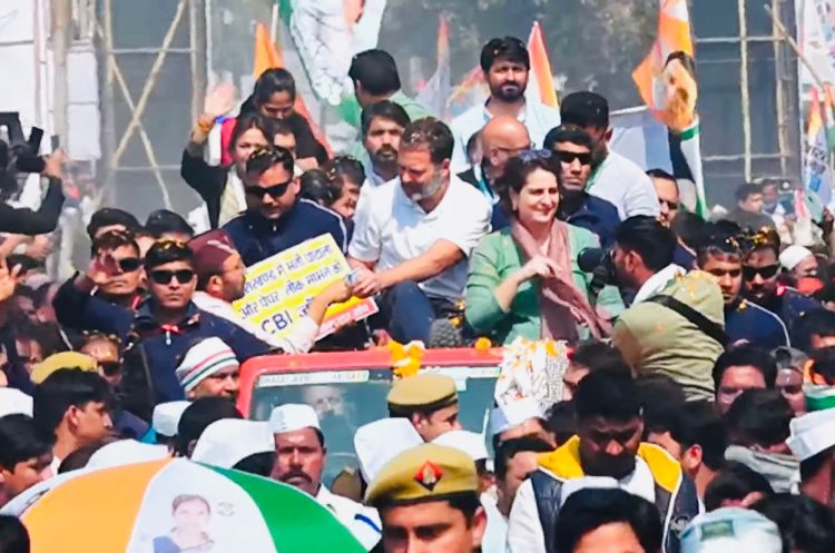 मुरादाबाद भारत जोड़ो न्याय यात्रा में उत्तराखंड का युवा पहुंचा:-राहुल गांधी से वार्ता कर बताया युवाओं का दर्द