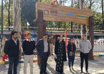 परेड ग्राउण्ड में तैयार हो रहा उत्तराखंड का पहला रोलर हॉकी रिंक