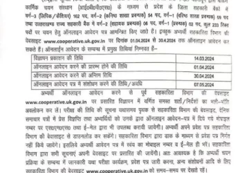 उत्तराखंड राज्य के को-ऑपरेटिव बैंकों में 233 पदों पर भर्ती प्रक्रिया शुरू, आदेश जारी