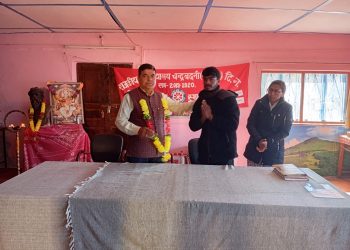 भुवनेश्वरी महिला आश्रम अंजनिसैण में आयोजित  सात दिवसीय राष्ट्रीय सेवा योजना के शिविर का हुआ समापन