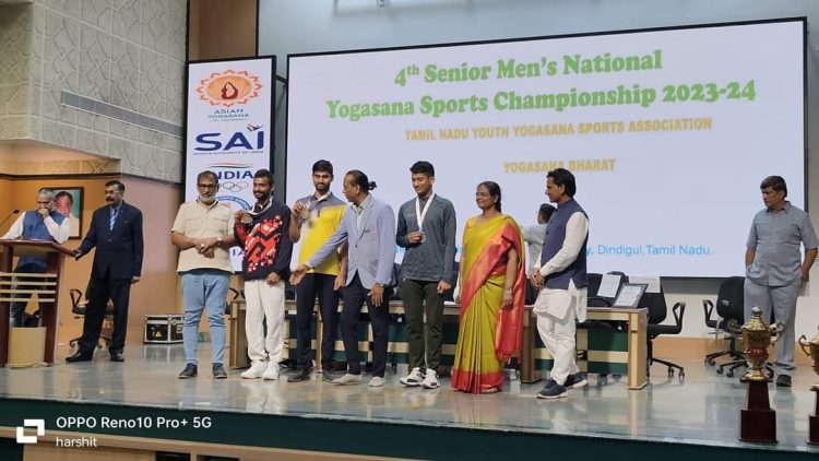 एसजीआरआरयू के योग छात्र सुमेर ने  राष्ट्रीय योग चैम्पियनशिप में लहराया परचम