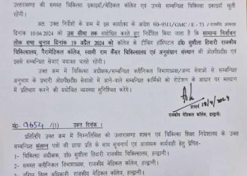 मरीजों की सेवा धर्म हैं और सरकार चुनना अधिकार : कल दोनों काम करेंगे हमारे स्वास्थ्य विभाग कर्मचारी