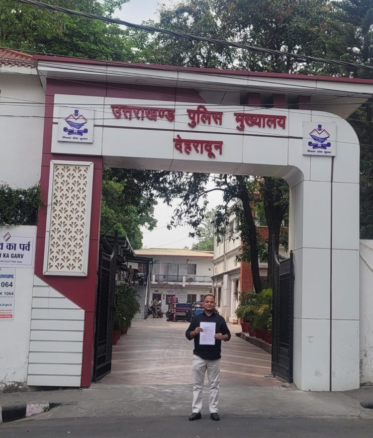 बड़ी खबर : पत्रकार गजेंद्र रावत की पुलिस महानिदेशक से न्याय की मांग