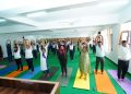 अन्तर्राष्ट्रीय योग दिवस पर एसजीआरआरयू में योग प्रस्तुतियां के साथ शानदार आयोजन