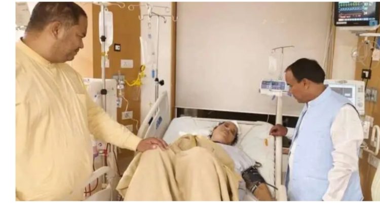 बड़ी खबर : BJP विधायक की बिगड़ी तबियत,स्वास्थ्य मंत्री मिलने पहुंचे अस्पताल