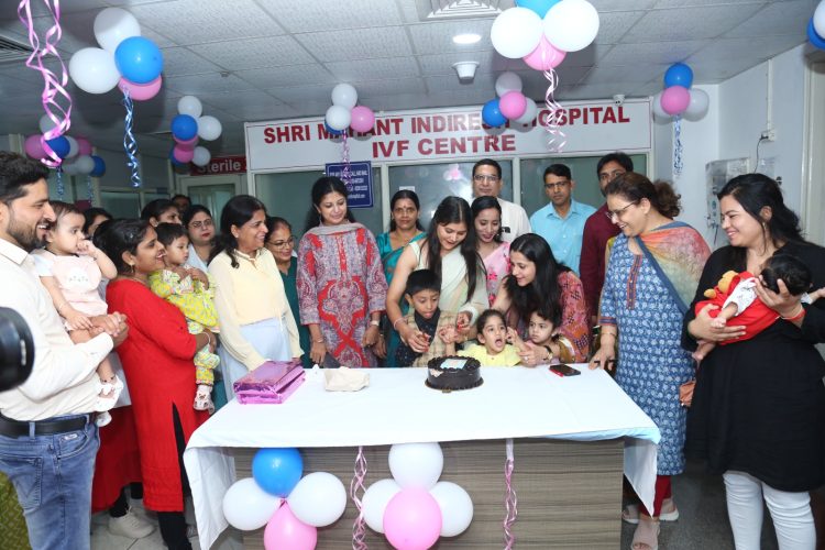 श्री महंत इन्दिरेश अस्पताल में धूमधाम से मनाया गया विश्व आईवीएफ दिवस
