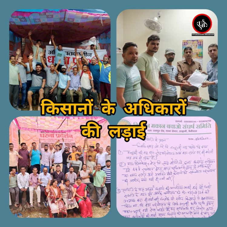 रिंग रोड अपडेट:-किसानों के खेतों से बिना अनुमति सर्वे करने वाले निर्माण खंड पीडब्ल्यूडी को संघर्ष समिति ने दी एक सप्ताह की चेतवानी