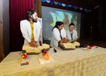 गुड न्यूज: स्कूली बच्चों ने जाना इमरजेंसी में कैसे दे सकते हैं सी.पी.आर.,बिना डॉक्टरी सलाह के एक्सरसाइज दिल के लिए खतरनाक