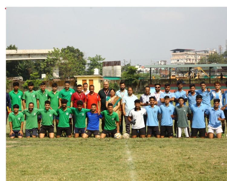 एसजीआरआरयू खेलोत्सव: देवराज मैन ऑफ दि मैच चुने गए