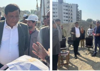 एमडीडीए उपाध्यक्ष बंशीधर तिवारी ने किया अलायम आवासीय परियोजना का निरीक्षण