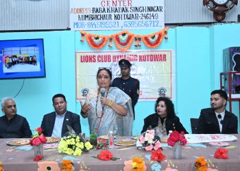 नशा एक बीमारी है जिससे लड़ कर अपनी जीवन को सुंदर बनाया जा सकता है: ऋतु खण्डूडी भूषण