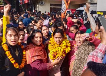 Big breking: दलबल के साथ ऊर्जा गठबंधन की प्रत्याशी सुलोचना ईष्टवाल ने किया नामांकन