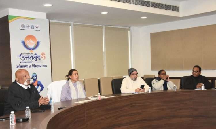 38वें राष्ट्रीय खेलों के उद्घाटन समारोह को ऐतिहासिक बनाने की पूरी तैयारी,खेल मंत्री रेखा आर्या ने की कार्यक्रम की समीक्षा