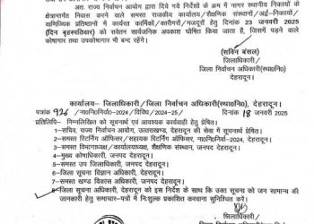 यहां पर कल स्कूलों, कोषागार तथा उपकोषागार रहेंगे  बंद,आदेश जारी