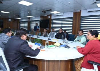 विधानसभा सत्र आहूत होने के पश्चात विधानसभा अध्यक्ष ऋतु खण्डूड़ी भूषण की अध्यक्षता में सम्पन्न हुई विधान मण्डल दल व कार्यमंत्रणा समित बैठक।