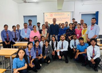 ट्रंप के आयात कर का वैश्विक अर्थव्यवस्था पर प्रभाव: एसजीआरआर विश्वविद्यालय में आयोजित हुआ विशेष व्याख्यान