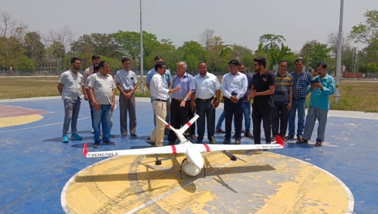 उत्तराखंड में हेल्थ सेक्टर में नई उड़ान: हल्द्वानी मेडिकल कॉलेज से कोटाबाग तक ड्रोन से पहुंची मेडिकल सामग्री