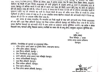 ब्रेकिंग:  देहरादून ज़िले के आज सभी स्कूल रहेंगे बंद,आदेश जारी 