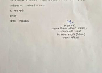 Breaking: हल्द्वानी ब्लॉक प्रमुख चुनाव में बड़ा उलटफेर, मंजू देवी निर्विरोध बनीं प्रमुख