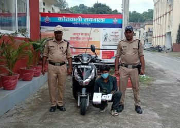 बड़ी खबर: दुकान में चोरी का पुलिस ने किया खुलासा, शातिर चोर गिरफ्तार