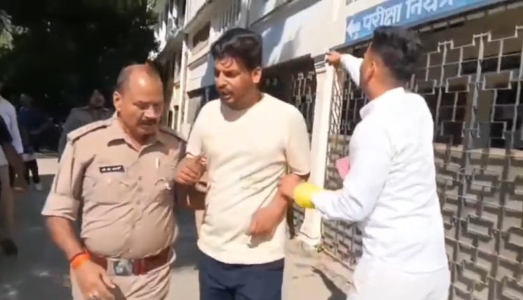 एमबीपीजी कॉलेज छात्रसंघ चुनाव: मतदान शुरू होते ही पकड़ा गया फर्जी वोटर, पुलिस के हवाले